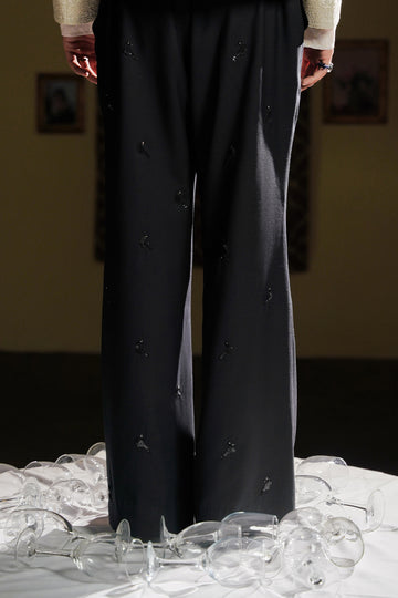 "Kuvva" Hand Embroidered Trousers (Women)